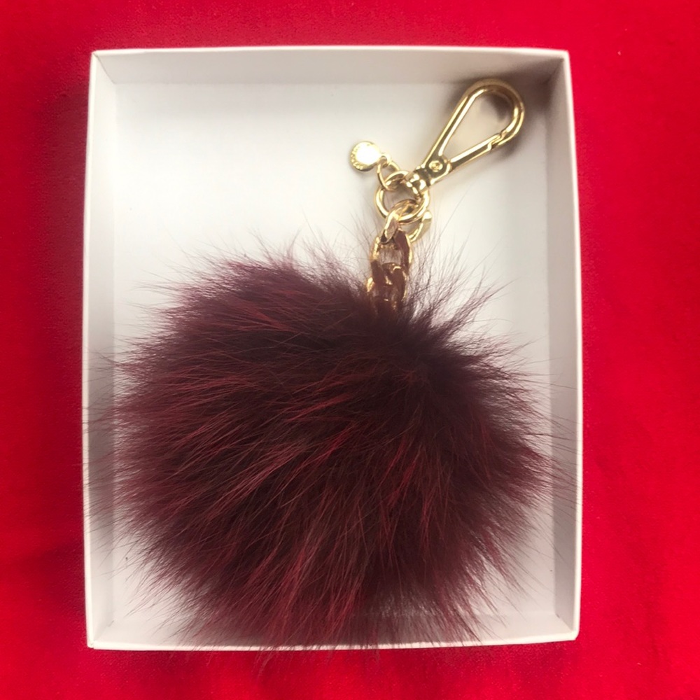 Michael Kors Authentic Fox Fur Pom Pom
